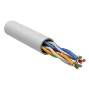 IEK Кабель витая пара U/UTP кат.5E 24AWG 4 пары LSZH INDOOR 1м белый (100м) GENERICA - BC1-C5E04-128-100-G