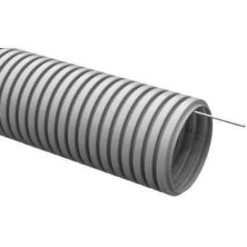 IEK Труба гофрированная ПВХ d=20мм с зондом (50м) - CTG20-20-K41-050I