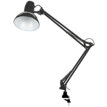 IEK LIGHTING Светильник настольный 1014 пантограф на струбцине Е27 черный - LNNL4-1014-2-VV-40-K02