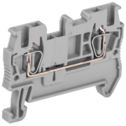 IEK Клемма пружинная КПИ 2в-1,5 17,5А серая